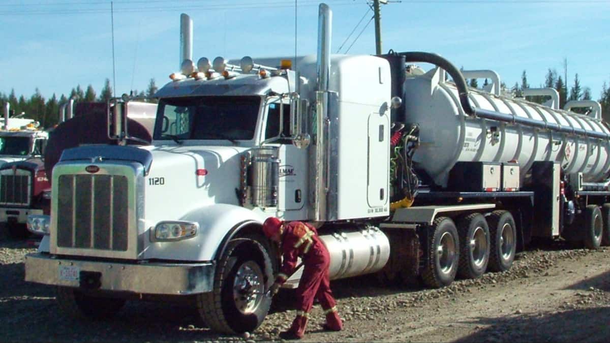 Oilfield trucking throughout Western Canada